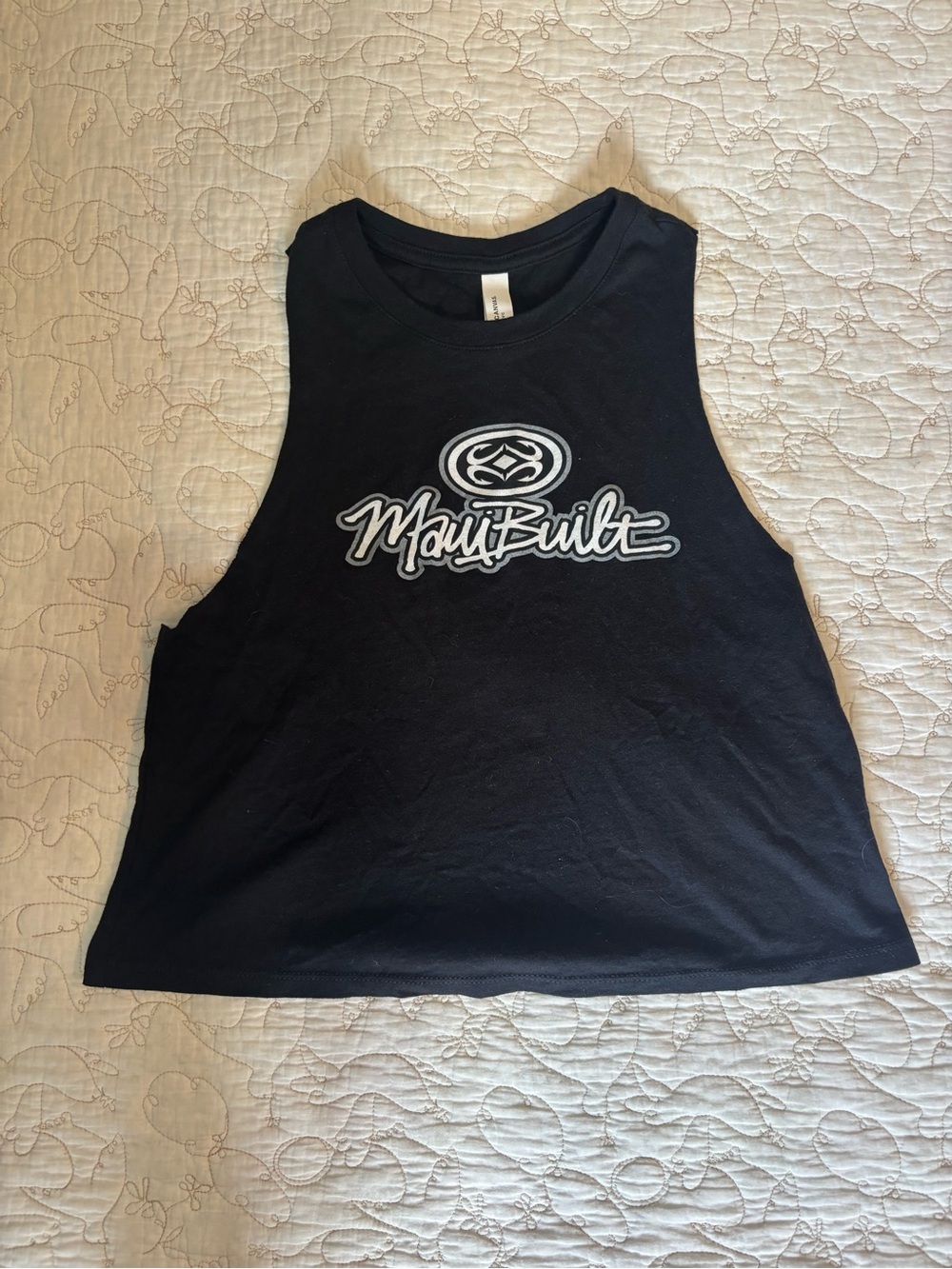 Women's Black Maui Built Muscle Tank